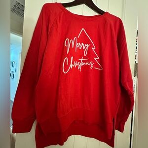Red Merry Christmas Sweatshirt